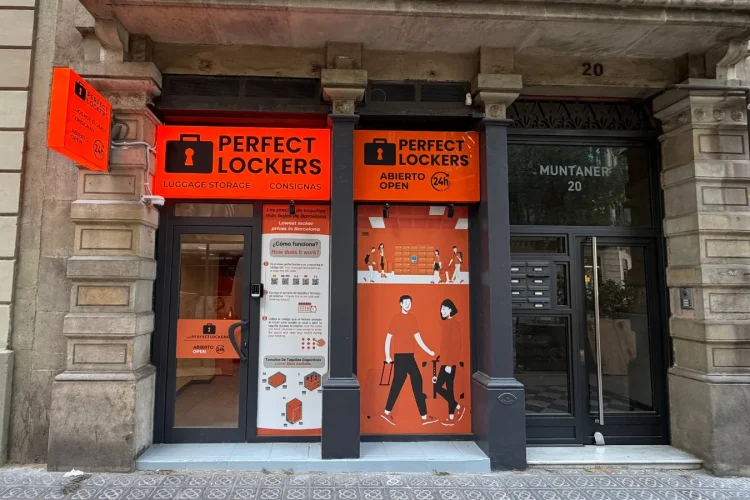 Luggage Lockers placa universitat Perfect Lockers